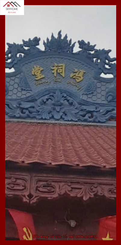 Cách viết đúng chữ Hán Phùng (馮 / 冯) trong hoành phi